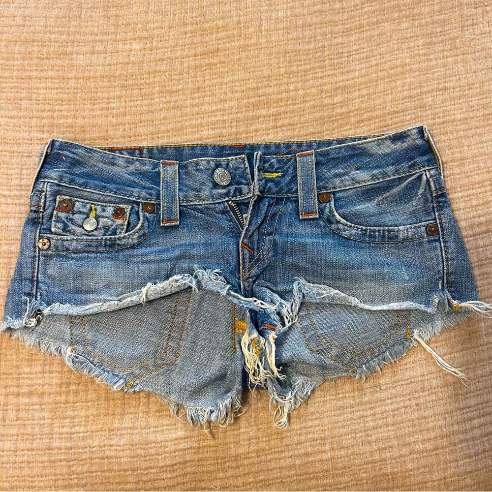 True Religion Joey Cut Offs